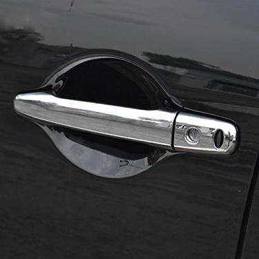 Imagem de JIERS Para Mitsubishi ASX/Outlander Sport 2013-2020, acessórios de carro ABS cromado maçaneta lateral tigelas decoração tampa guarnição