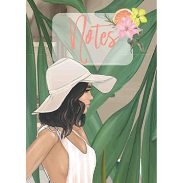 Imagem de Notes: 5”X7” Lined Notebook – Poolside Dark Brunette (Fits B6 Traveler’s Notebook)