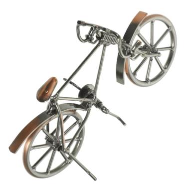 Imagem de Alipis Modelo De Bicicleta Artesanato Em Ferro Retrô Enfeites De Decoração Para Casa Adorno De Bicicleta Vintage Ornamento De Bicicleta Em Miniatura Mini Motos De Mesa Doméstico Brinquedo
