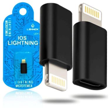 Imagem de Adaptador Conversor Ios Lightning Para V8 Micro Usb