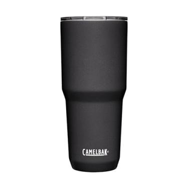Imagem de CamelBak, Copo Térmico, 850 Ml, Aço Inoxidável, Tampa De Três Modos, Base Silicone Antiderrapante, Ajuda A Manter A Temperatura, À Prova De Derramamento, Revestimento Resistente A Arranhões, Preto