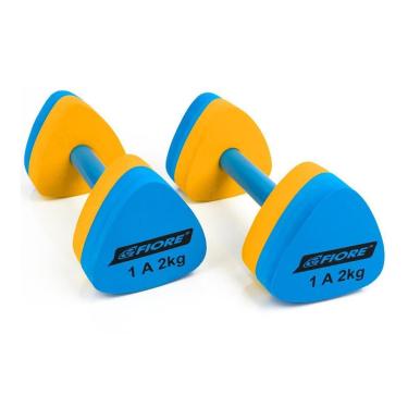 Imagem de Halter Triangular EVA Para Hidroginástica 1 A 2 Kg Fiore-Unissex