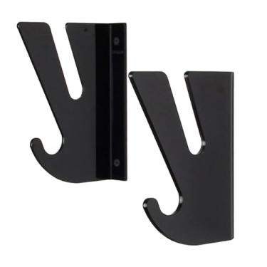 Imagem de Esquirla Skate montagem na parede rack de armazenamento economia espaço vertical snowboard cabide titular prancha para longboard sala estar escritório, PRETO