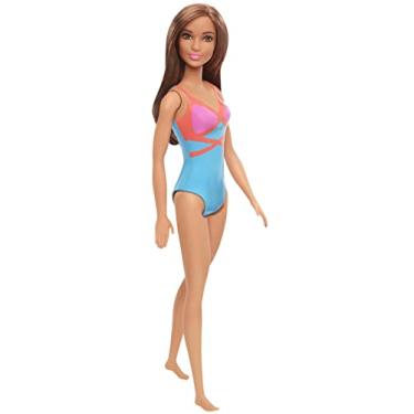 Imagem de Boneca Barbie Praia Loira - Maiô Azul GHW40 - Mattel