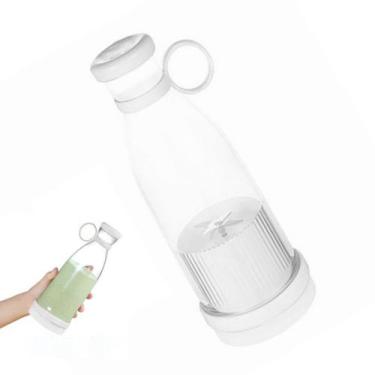 Imagem de Garrafa Mixer Misturador Liquidificador Suco Vitamina Smoothie USB Por