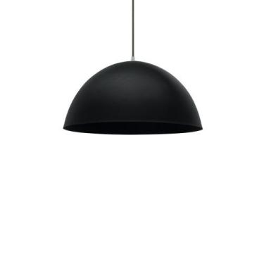 Imagem de Luminária pendente taschibra design td 821f pequeno, Preto fosco