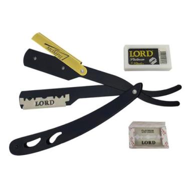 Imagem de Navalhete Navalha Barbear + 05 Laminas Barbear - Jc-001 - Mompil