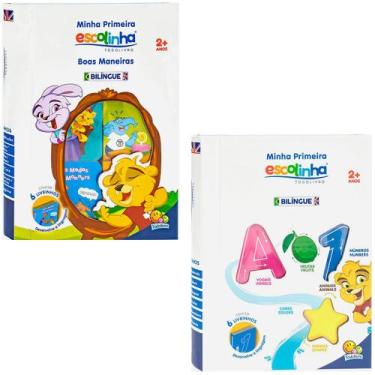 Imagem de Kit Minha Primeira Escolinha + Boas Maneiras  12 Livrinhos Infantis  T
