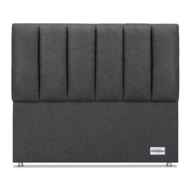 Imagem de Cabeceira South Linho Cinza Casal (11x140x125) - Ortobom