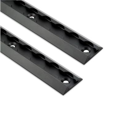 Imagem de VanEssential 60,96 cm (24") Venture Track T-6 Alumínio L-Track Cinza Anodizado (perfil angular de chão) - Pacote com 2