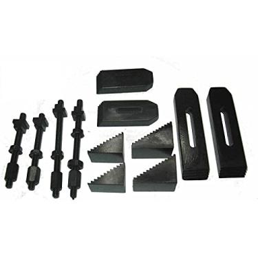 Imagem de Conjunto de 24 peças de kit de braçadeiras M6 (6 mm) para mesas giratórias, mesas de fresagem, placas de rosto e slide vertical