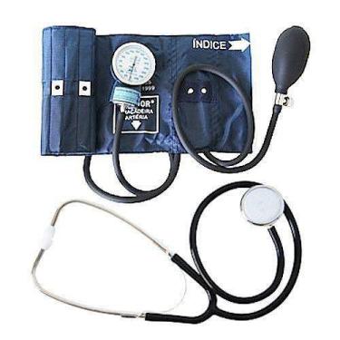 Imagem de Esfigmomanômetro Com Estetoscópio Premium Fecho Metal - Gtech