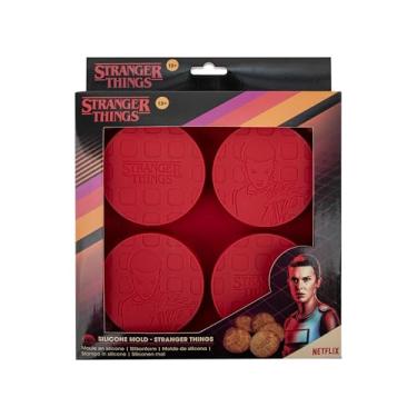 Imagem de Cinereplicas Stranger Things – Molde de silicone para waffle da Eleven's – 55 x 56 x 2,4 cm – Licença oficial