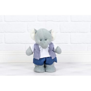 Imagem de SAFARI ELEFANTE AMORE PELUCIA 20 CM (xadrez de marinho)
