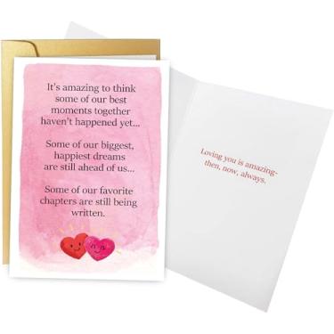 Imagem de Spercy Cartão de aniversário romântico para ele ela, doce cartão de dia dos namorados para namorado, namorada, presente de amor para marido e esposa