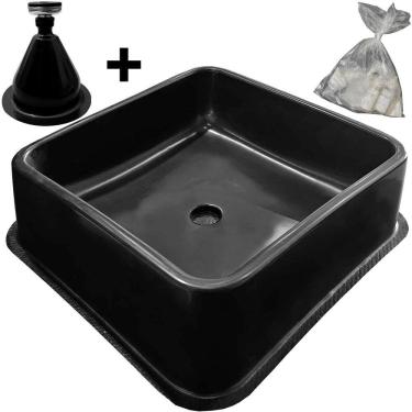 Imagem de Kit Completo para Moldagem de Cubas: Forma, Suporte e Aditivos para 3 Unidades