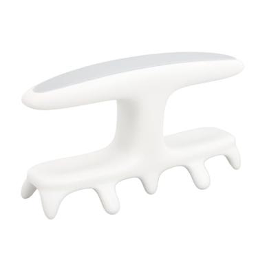 Imagem de Massageador de alívio de tensão, ferramenta de massagem de fáscia versátil para costas, cabeça, couro cabeludo, pescoço e coxas (cinza)