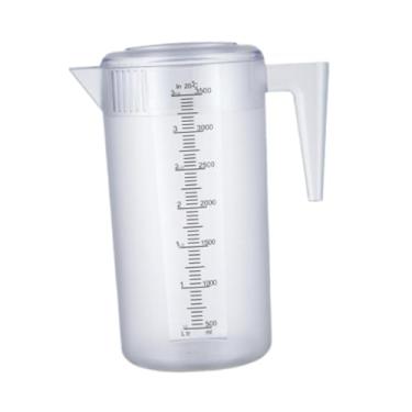 Imagem de Ｂｅｓｇａ Jarra de água com tampa, fácil limpo, chaleira fria de verão para geladeira para geladeira bebida de de chá de chá de gelo, Claro