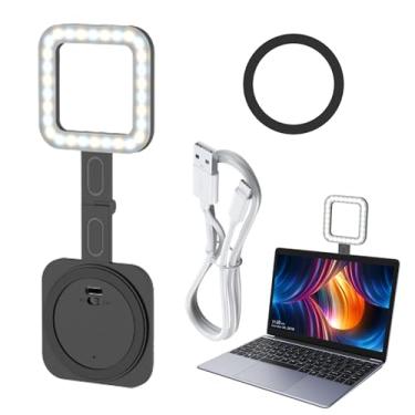 Imagem de Luz de preenchimento LED para telefone celular, luz de anel para selfie de telefone,Lâmpada magnética para selfie com luz de preenchimento de telefone | Tamanho de bolso, multifuncional com brilho aju
