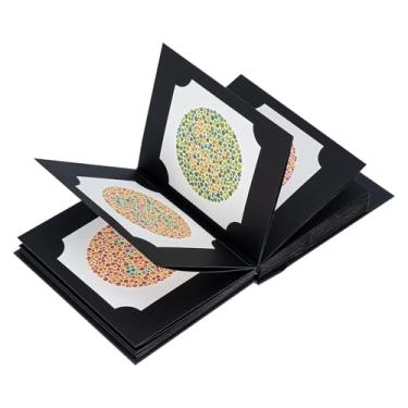 Imagem de Tabela de teste Ishihara para deficiência de cor 38 placas com manual do usuário e oclusor de um olho.