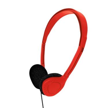 Imagem de Maeline Fones de ouvido estéreo para sala de aula em massa com faixa ajustável e almofadas de espuma para crianças aprendizagem online, biblioteca, escola, avião, viagens - plugue de 3,5 mm - 1 pacote