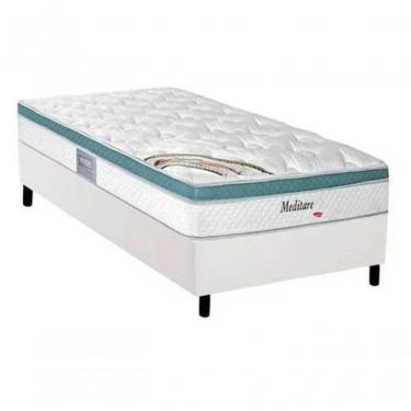 Imagem de Conjunto Box + Colchão Herval Meditare 88x188x29