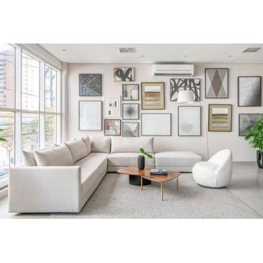 Imagem de Sofá Lugano - Grand Boucle Cotton - Sofá de Fábrica, 2,70m x 2,60m