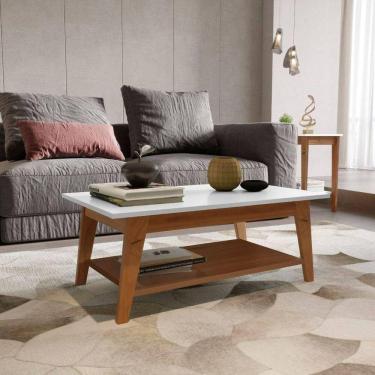 Imagem de Mesa De Centro Madeira Maciça New Veneza Branco