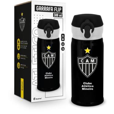 Imagem de Garrafa térmica flip 300ml times - atlético - brasfoot