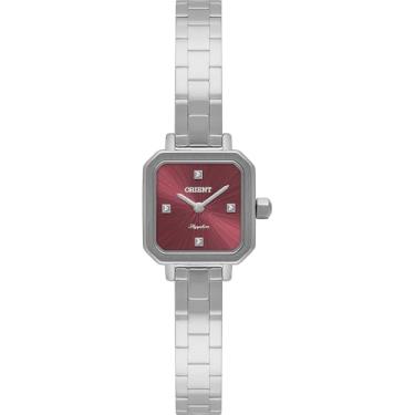 Imagem de RELOGIO ORIENT ANALOGICO VERMELHO METAL PRATA LBSS0090 W1SX