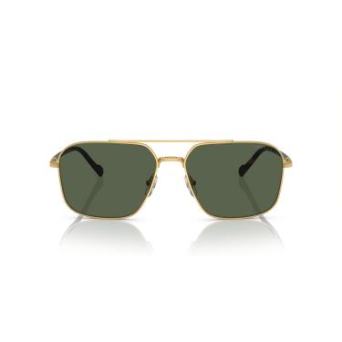 Imagem de Óculos de Sol Vogue Eyewear Polarizado 0VO4289S 280/9A Tam 59 / Ouro - Lentes Verde