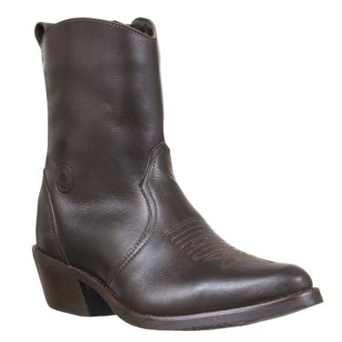 Imagem de Bota Texana Masculina Cano Curto Bico Fino Castanho Cow Way 36926