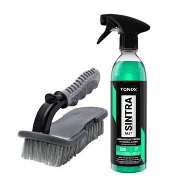 Imagem de Kit Sintra Fast 500ml Vonixx Escova Para Limpeza em Geral Karbox