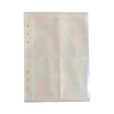 Imagem de Álbum De Fotos Transparente Com Glitter Coreano, Fichário A5 Para Arma