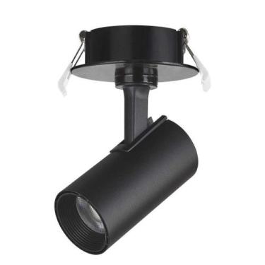 Imagem de Spot Led De Embutir 7w 3000k Preto Bivolt Foxlux