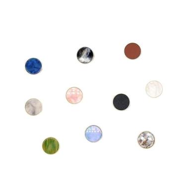 Imagem de CXYFQUUK Puxador de cobre escovado redondo dourado para armário puxadores de gaveta de guarda-roupa puxadores de móveis ferragens 2 peças (F)