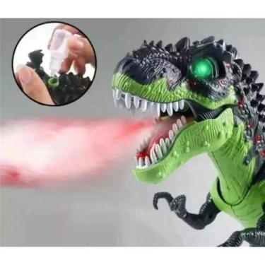 Imagem de Brinquedo Dinossauro  Solta Fumaça, Anda E Bota Ovo Som E Luz - TOYS