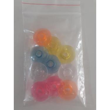 Imagem de Carretilha plástica baixa para máquina doméstica pct com 10 unidades. 