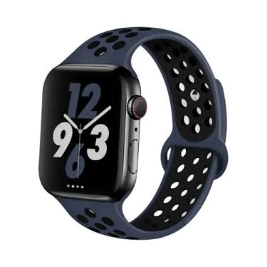 Imagem de Pulseiras De Silicone Para Apple Watch De 45mm, 44mm, 49mm, Ultra2, 40