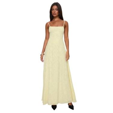Imagem de Princess Polly Vestido longo feminino sul da França amarelo, Amarelo, 34