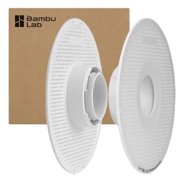 Imagem de ENOMAKER Carretel de filamento reutilizável Bamboo Lab, carretel vazio recarregável universal destacável para A1, P1S, X1C, AMS (Lite), carretel de plástico de baixa temperatura ≤ 70 °C, substituição