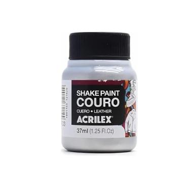 Imagem de Verniz Para Couro Acrilex 100ml Base Água – Acabamento Semibrilho, Fosco ou Brilhante, Proteção e Durabilidade Para Couro Natural e Sintético (PRATA 533)