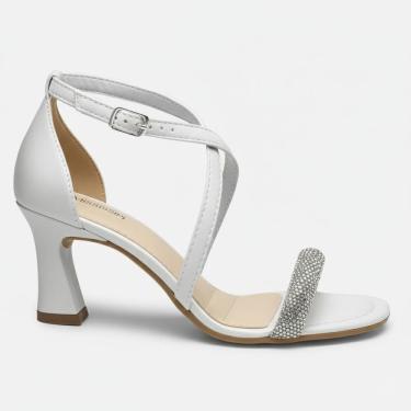 Imagem de Sandália Feminina Salto Alto Mississipi Napa Fivela MB862