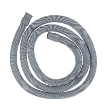 Imagem de Generic Extensão de mangueira de drenagem para máquina de lavar de 2 m, conector de mangueira de descarga flexível e braçadeiras para cozinha doméstica e banheiro drenagem de água
