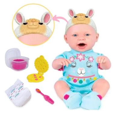 Imagem de Boneca Baby Ninos Come Faz Caquinha Acessórios Divertidos - Cotiplás