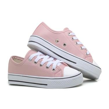 Imagem de Tênis Infantil Feminino ALL Ligth Star, 29, NUDE