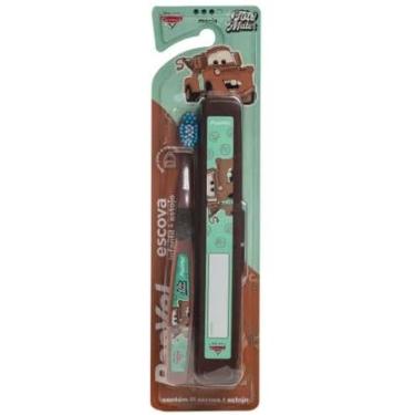 Imagem de Escova Dental Infantil Com Estojo Mate Carros Panvel Oral