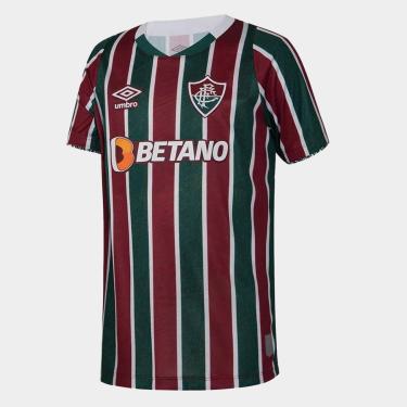 Imagem de Camisa Fluminense Infantil I 24/25 s/n° Torcedor Umbro-Unissex