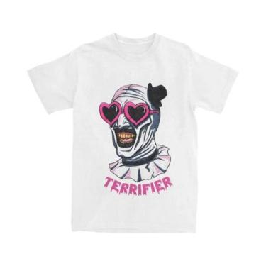 Imagem de Camiseta Feminina De Manga Curta Com Gola Redonda E Estampa De Óculos 