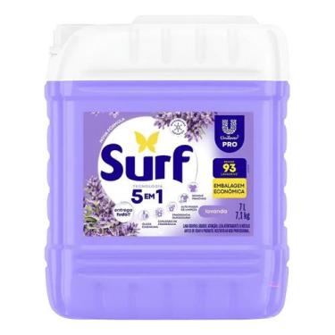 Imagem de Sabão Líquido Surf 7 Litros Lava Roupas Cuidado Unilever